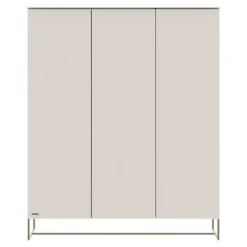 Kidsmill Intense II Kast 3-Deurs - Oatmeal / Patinated Brass