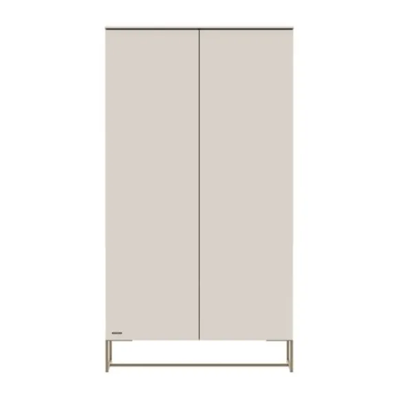 Kidsmill Intense II Kast 2-Deurs - Oatmeal / Patinated Brass