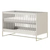 Kidsmill Intense II Ledikant 70 x 140 - Oatmeal / Patinated Brass