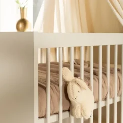 Kidsmill Intense II Ledikant 70 x 140 - Oatmeal / Patinated Brass