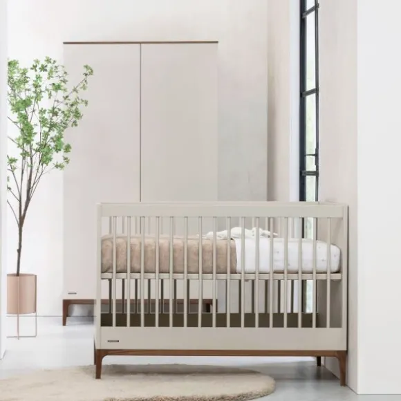 Kidsmill Intense Ledikant - 60 x 120 cm - Oatmeal/Walnoot