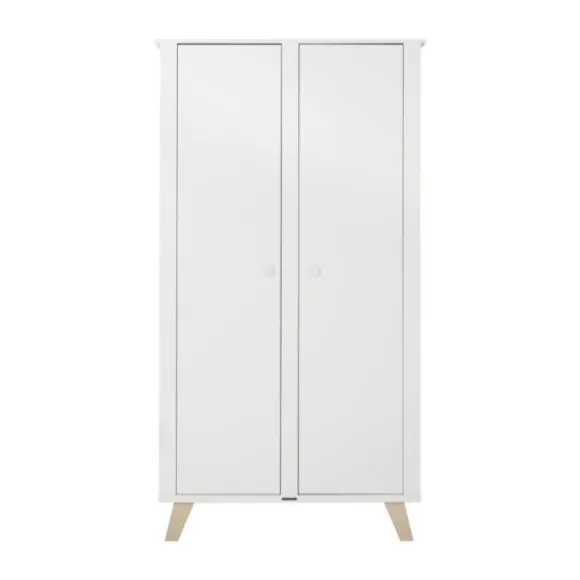 Kidsmill Lars Babykamer Wit / Naturel | Bed 60 x 120 cm + Commode
