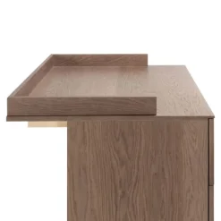 Kidsmill Levi Babykamer Incl. Rechte Potenset Walnoot | Ledikant 60 x 120 cm + Commode