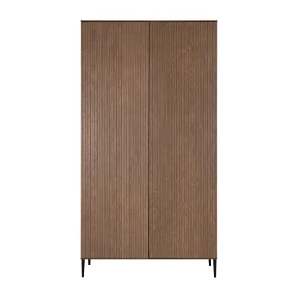 Kidsmill Levi Ledikant 60x120 cm - Ronde Poot - Walnoot