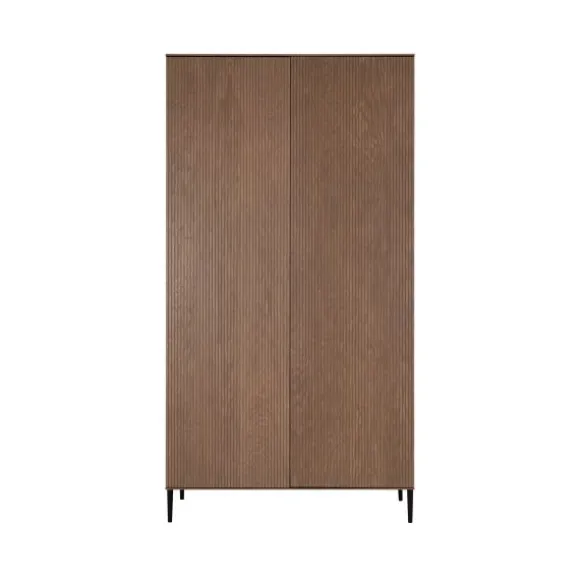 Kidsmill Levi Ledikant 60x120 cm - Ronde Poot - Walnoot