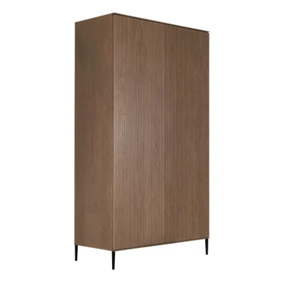 Kidsmill Levi Ledikant 60x120 cm - Ronde Poot - Walnoot