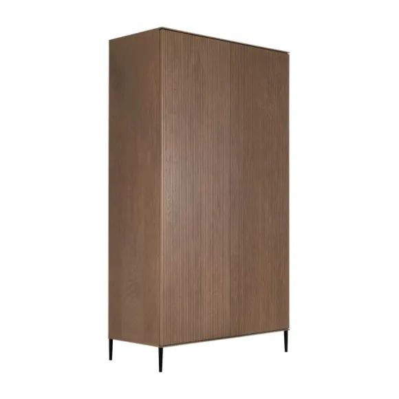 Kidsmill Levi Ledikant 60x120 cm - Ronde Poot - Walnoot