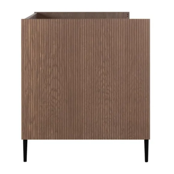 Kidsmill Levi Ledikant 60x120 cm - Ronde Poot - Walnoot
