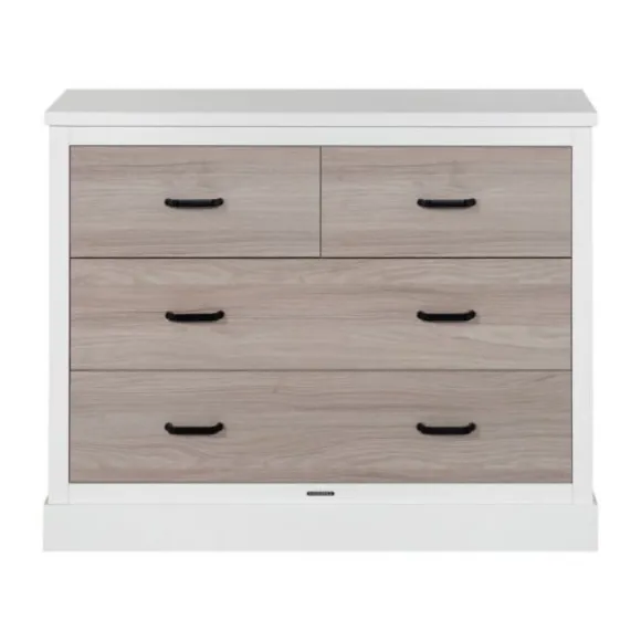 Kidsmill Newport Babykamer Wit / Eiken | Bed 60 x 120 cm + Commode