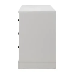 Kidsmill Newport Babykamer Incl. Zwarte Grepen - Oatmeal / Eiken | Ledikant 60 x 120 cm + Commode