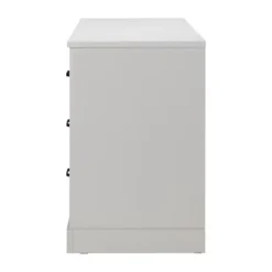 Kidsmill Newport Babykamer Incl. Zwarte Grepen - Oatmeal / Eiken | Ledikant 60 x 120 cm + Commode