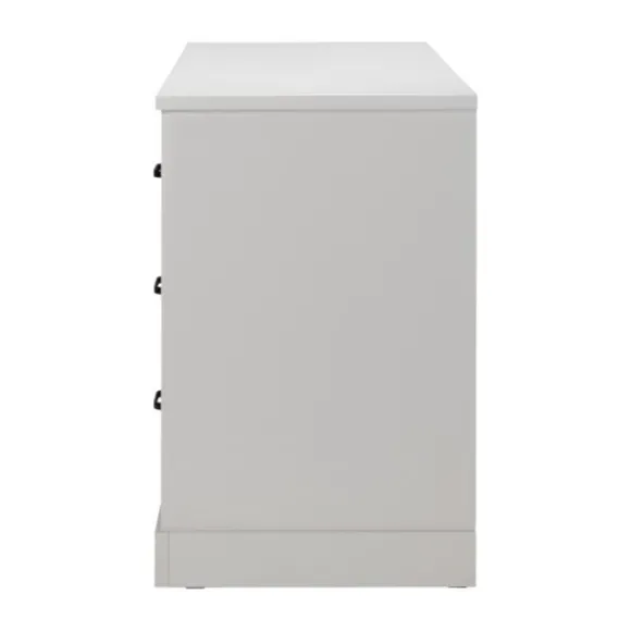 Kidsmill Newport Babykamer Incl. Zwarte Grepen - Oatmeal / Eiken | Ledikant 60 x 120 cm + Commode