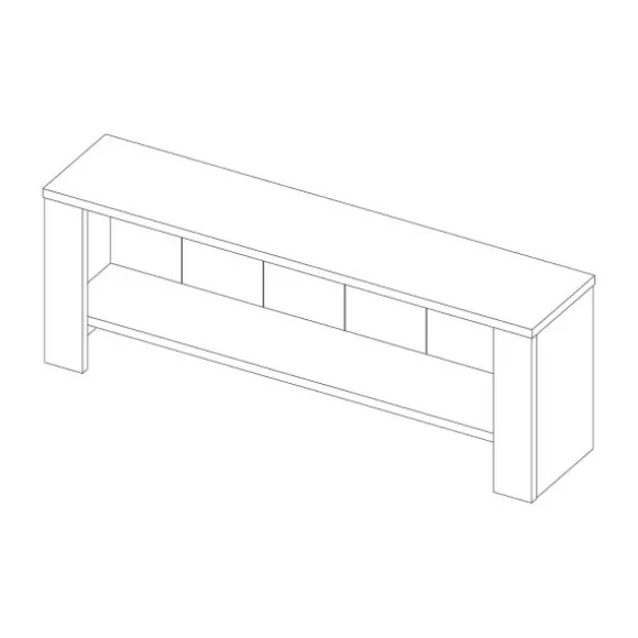 Kidsmill Sem Nautic Babykamer Grijs | Bed 60 x 120 cm + Commode