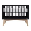 Kidsmill Sixties Babybed Zwart Mat / Naturel 70 x 140 cm