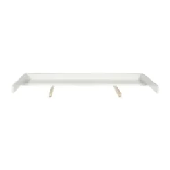 Kidsmill Sixties Babykamer Wit Mat / Walnoot | Bed 60 x 120 cm + Commode