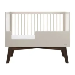 Kidsmill Sixties Babykamer Oatmeal / Walnoot | Bed 60 x 120 cm + Commode