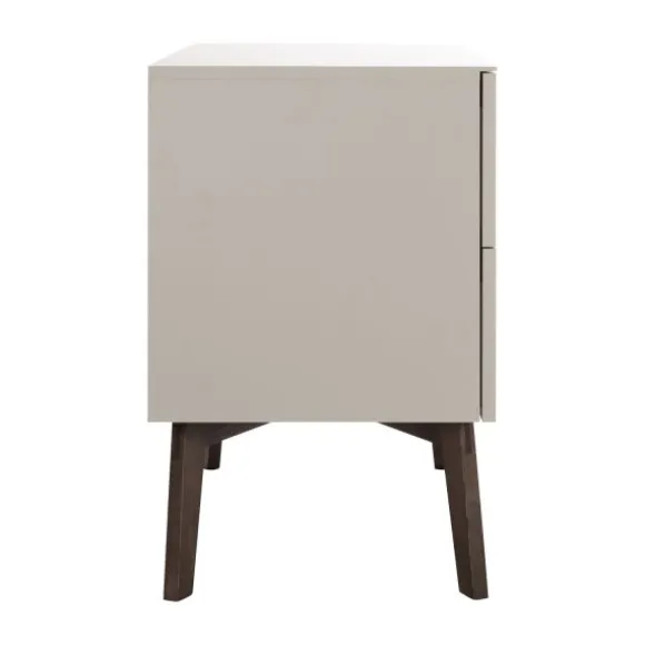 Kidsmill Sixties Babykamer Oatmeal / Walnoot | Bed 60 x 120 cm + Commode