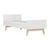 Kidsmill Sixties Kinderkamer Wit Mat / Naturel | Bed 90 x 200 + Bureau + Kast 2-Deurs