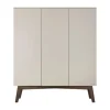 Kidsmill Sixties Kledingkast 3-deurs Oatmeal / Walnoot