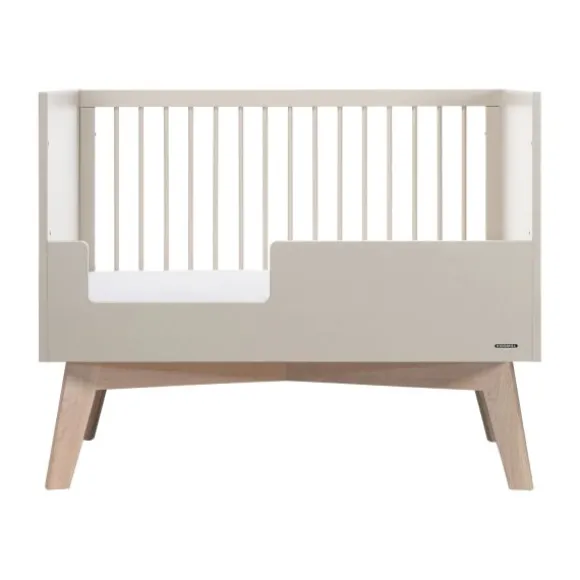 Kidsmill Sixties Ledikant 60 x 120 cm - Oatmeal / Eiken