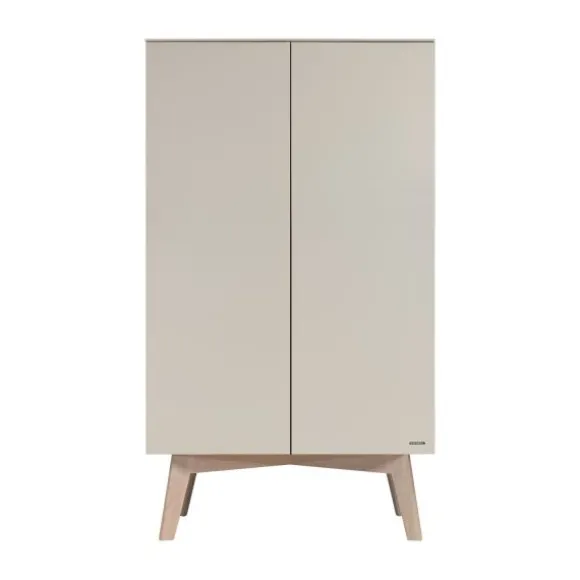 Kidsmill Sixties Ledikant 60 x 120 cm - Oatmeal / Eiken