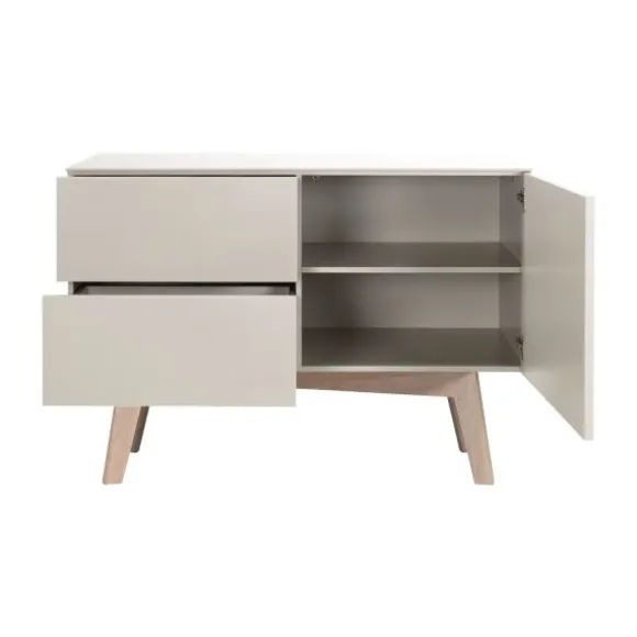 Kidsmill Sixties Ledikant 60 x 120 cm - Oatmeal / Eiken