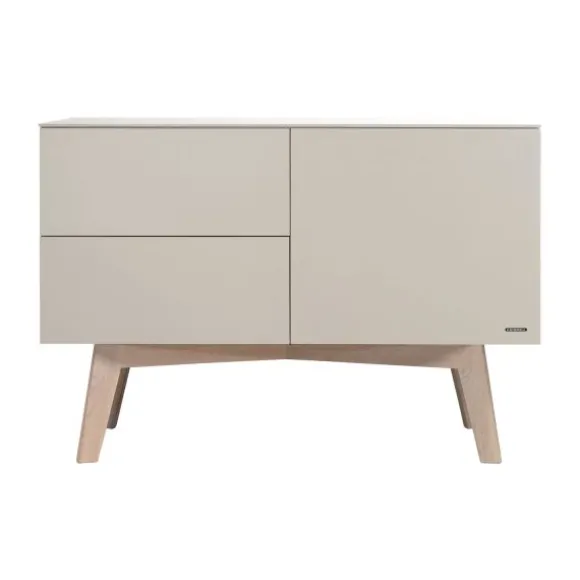 Kidsmill Sixties Ledikant 60 x 120 cm - Oatmeal / Eiken