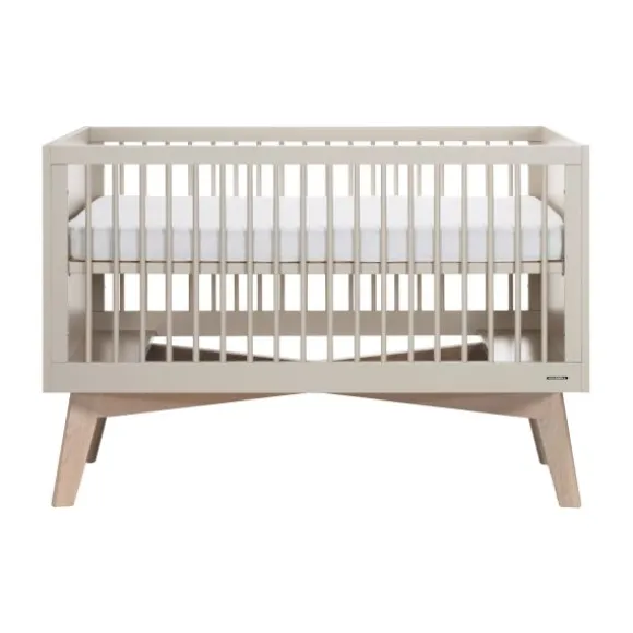 Kidsmill Sixties Ledikant 60 x 120 cm - Oatmeal / Eiken