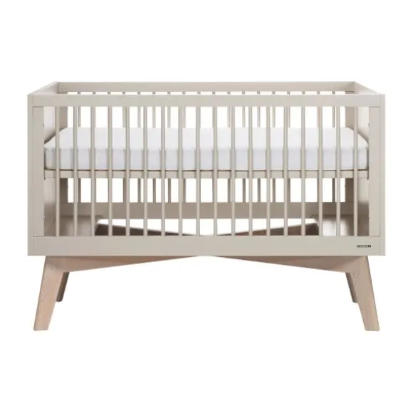 Kidsmill Sixties Ledikant 60 x 120 cm - Oatmeal / Eiken
