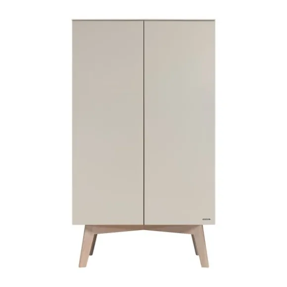 Kidsmill Sixties Ledikant 60 x 120 cm - Oatmeal / Eiken
