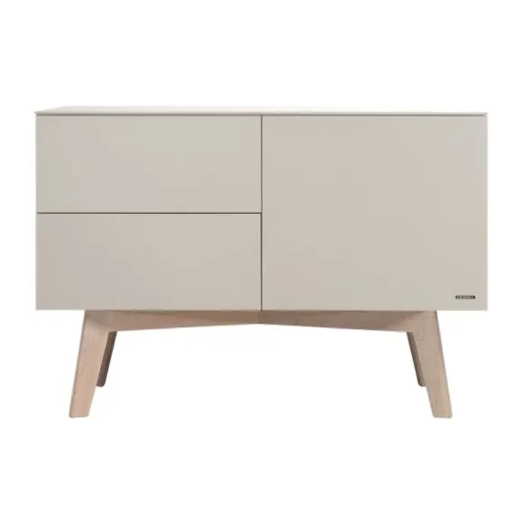 Kidsmill Sixties Ledikant 60 x 120 cm - Oatmeal / Eiken