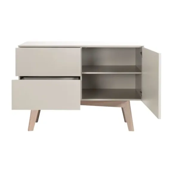 Kidsmill Sixties Ledikant 60 x 120 cm - Oatmeal / Eiken