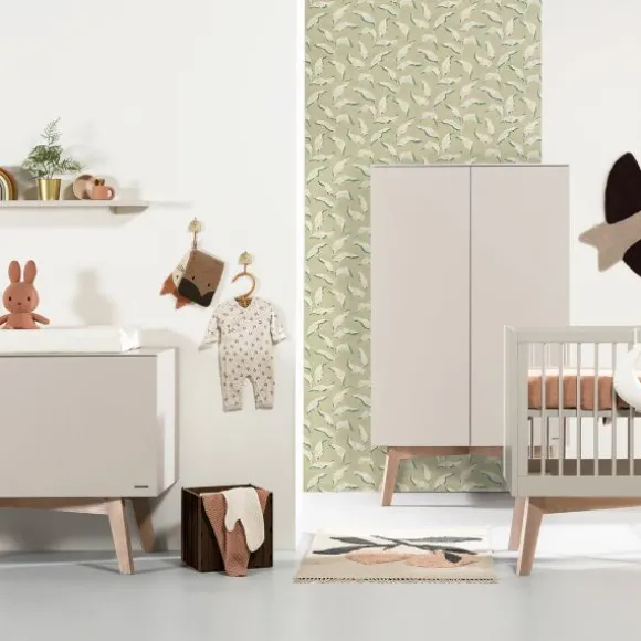 Kidsmill Sixties Ledikant 60 x 120 cm - Oatmeal / Eiken