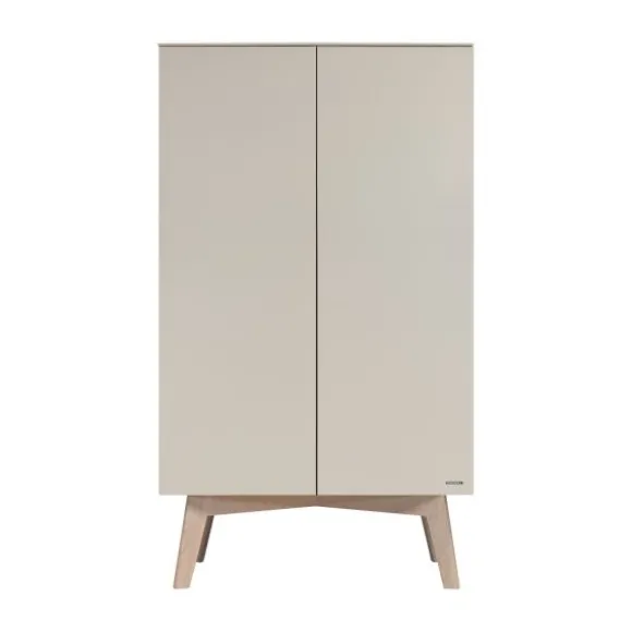 Kidsmill Sixties Ledikant 60 x 120 cm - Oatmeal / Eiken