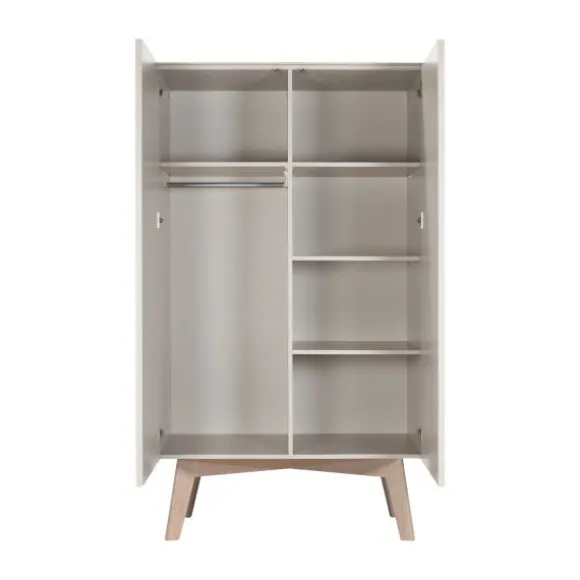 Kidsmill Sixties Ledikant 60 x 120 cm - Oatmeal / Eiken