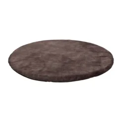 Kidsmill Velours Boxmatras Hoes Rond Naturel 90 cm