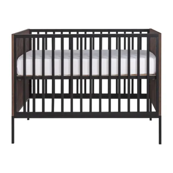 Kidsmill Vince Babybed Black / Oak 70 x 140 cm