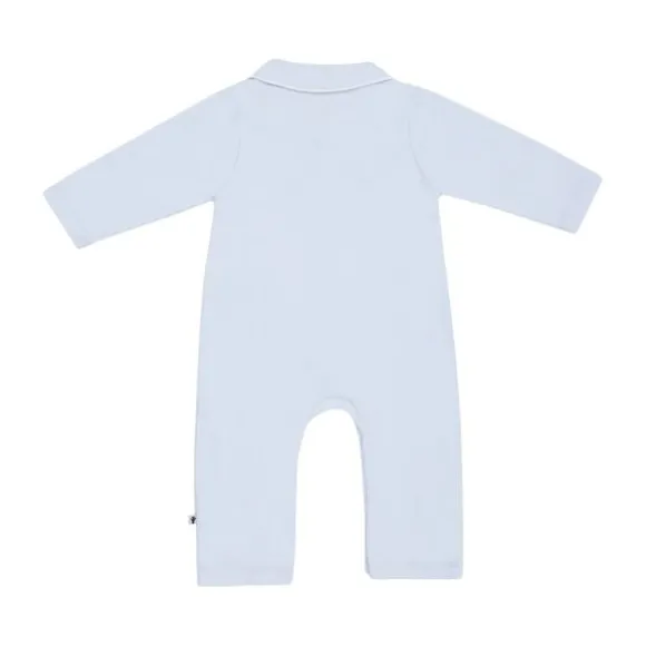 Klein Baby Jumpsuit Zonder Voetjes - Maat 50 - Baby Blue