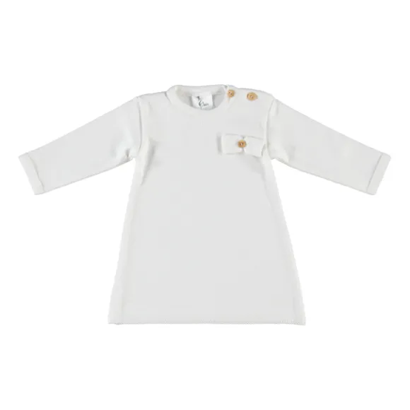 Klein Baby Jurkje - Mt. 50 - Natural White
