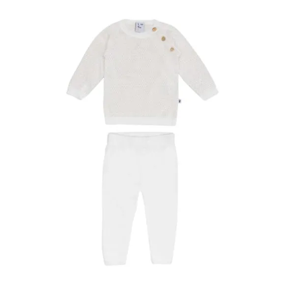 Klein Baby Pakje – Knitted - Mt 50 – Natural White