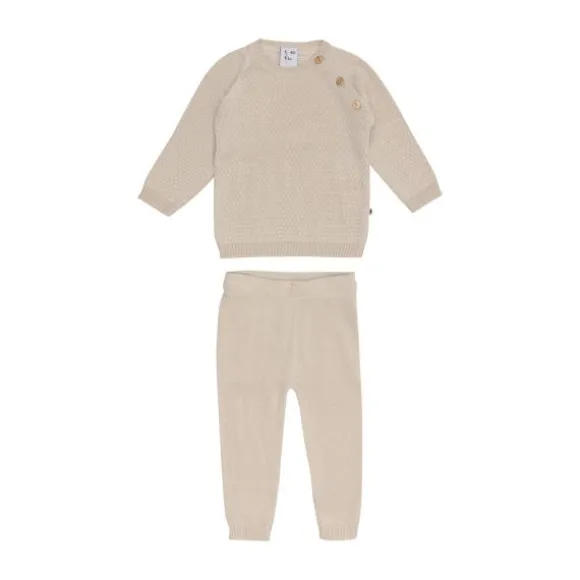 Klein Baby Pakje – Knitted - Mt 50 – Beige Sand