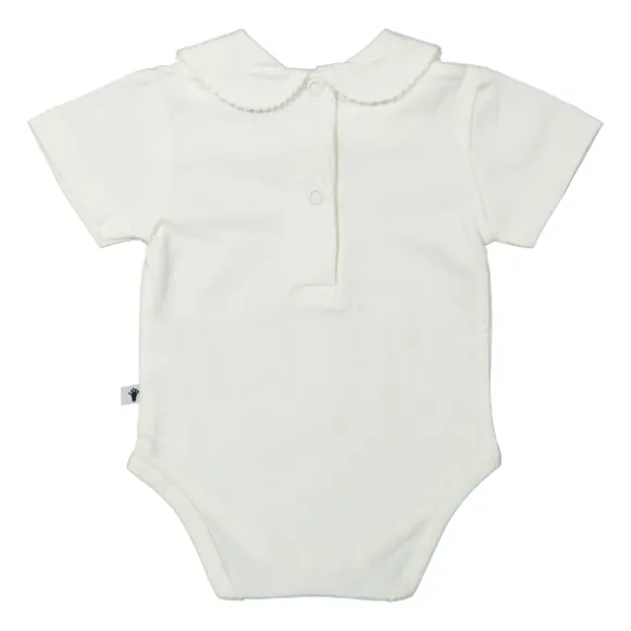 Klein Baby Romper Korte Mouw - Mt. 50 - Off White