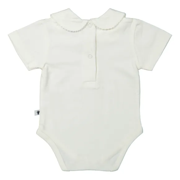 Klein Baby Romper Korte Mouw - Mt. 50 - Off White
