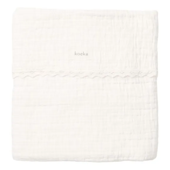 Koeka Lace Elba Wiegdeken Milky