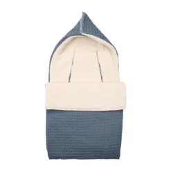 Koeka Oslo Voetenzak Autostoel - Wafel/Teddy - Bluestone