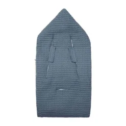 Koeka Oslo Voetenzak Autostoel - Wafel/Teddy - Bluestone