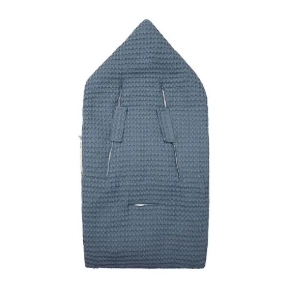 Koeka Oslo Voetenzak Autostoel - Wafel/Teddy - Bluestone