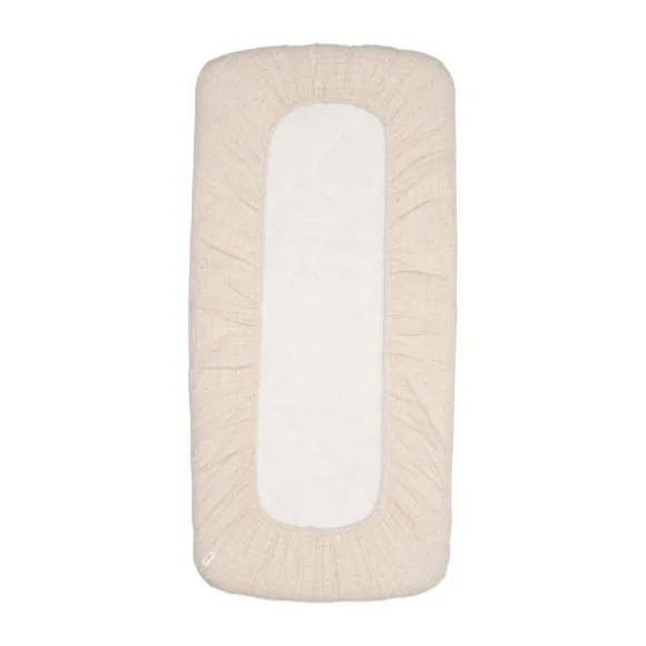 Koeka Wieg Hoeslaken - Lind Warm White 40x80 cm
