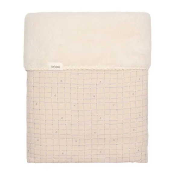 Koeka Wieg Hoeslaken - Lind Warm White 40x80 cm