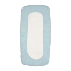 Koeka Wieg Laken & Hoeslaken Ruffle Combi Pack - Sky Onesize